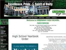 Tablet Screenshot of greenwayhs.new.rschooltoday.com